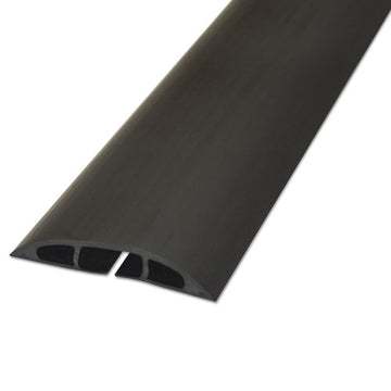 D-Line® Light Duty Floor Cable Cover, 72" X 2.5" X 0.5", Black freeshipping - TVN Wholesale